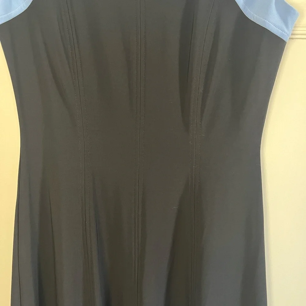 American Living Navy and Sky Blue Dress six 8 - Picture 3 of 6